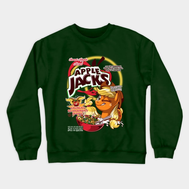 Apple Jacks - Honestly Delicious! Crewneck Sweatshirt by GillesBone